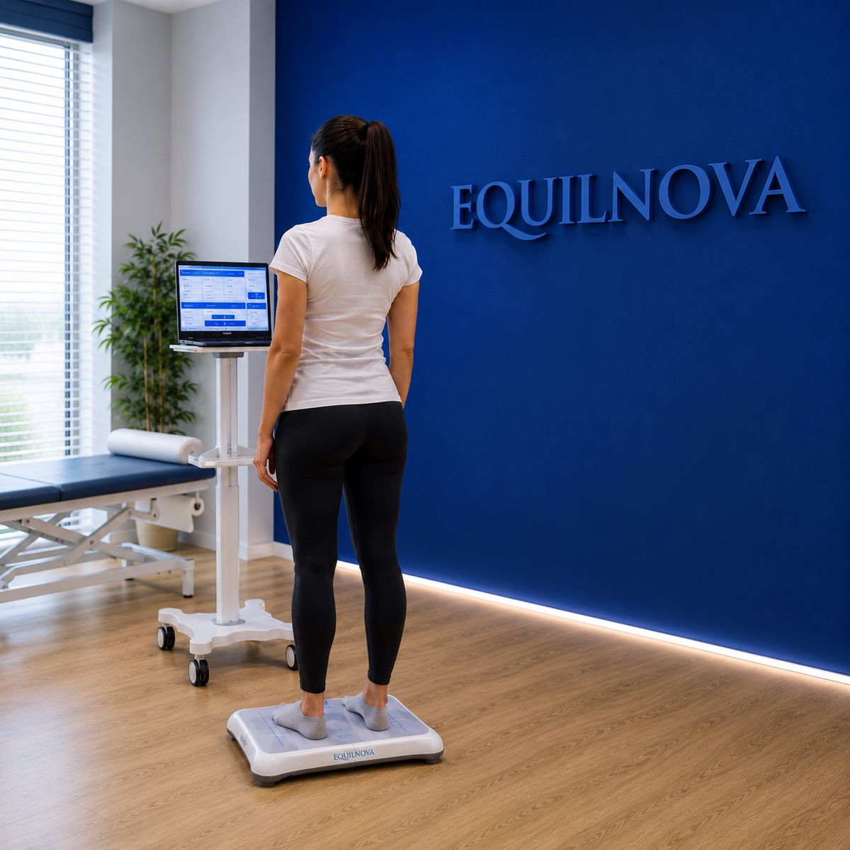 Test stabilometrico su pedana Equilnova